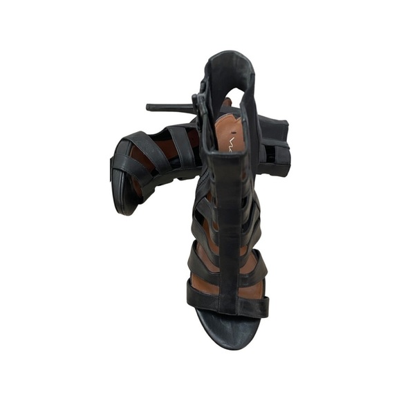 NWOT Via Spiga Gladiator Heel in Black Women’s U.S. Size 8.5 M. - Picture 10 of 16